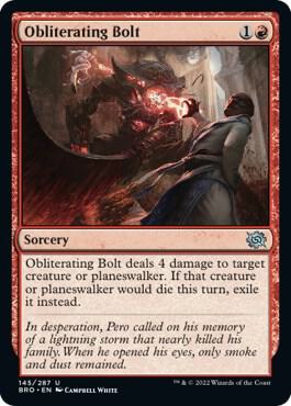 Obliterating Bolt 145 (The Brothers' War)  | Good Games Morley