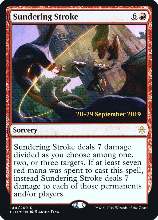 Sundering Stroke [Throne of Eldraine Prerelease Promos] | Good Games Morley
