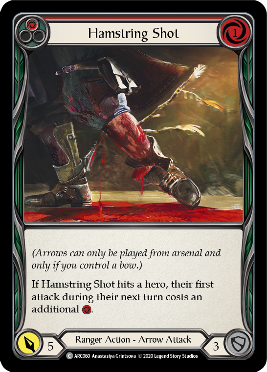 Hamstring Shot (Red) [U-ARC060] (Arcane Rising Unlimited)  Unlimited Rainbow Foil | Good Games Morley