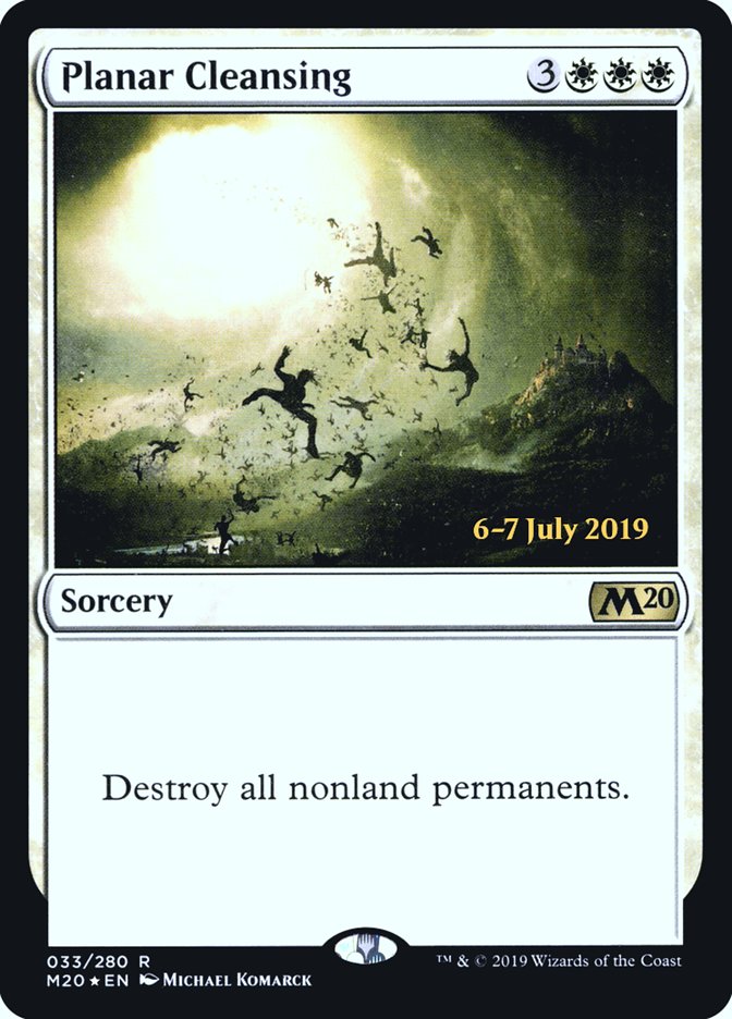 Planar Cleansing [Core Set 2020 Prerelease Promos] | Good Games Morley