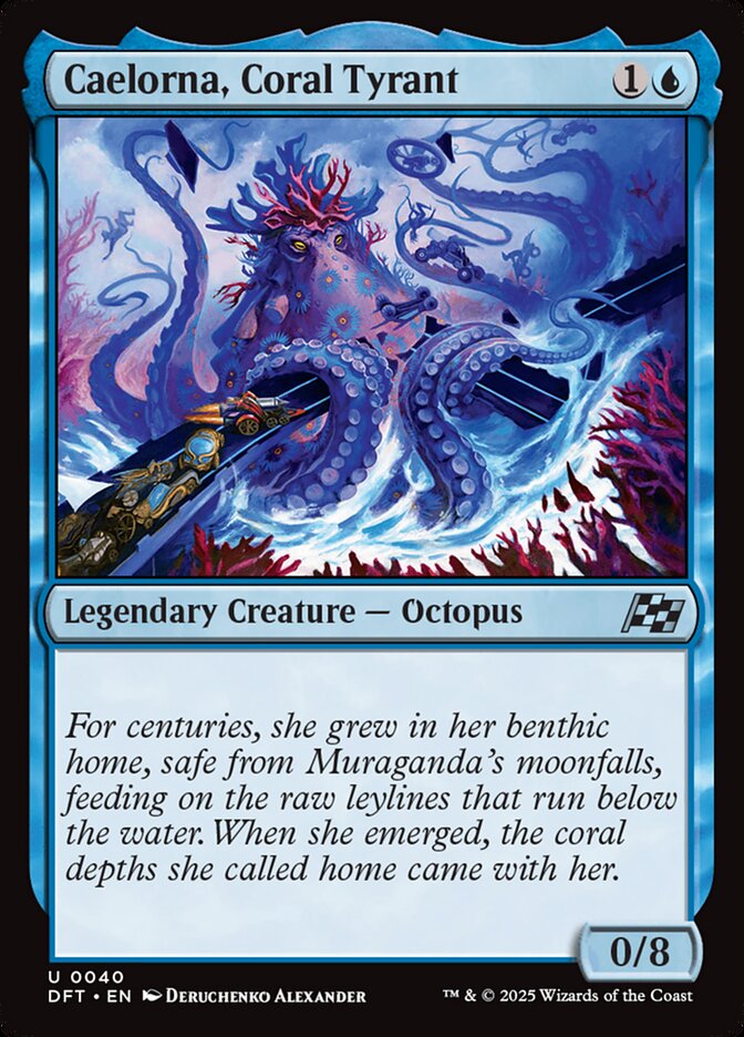 Caelorna, Coral Tyrant 40/291 (Aetherdrift)  - Foil | Good Games Morley
