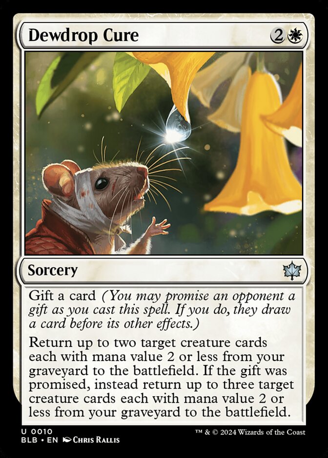 Dewdrop Cure 10 (Bloomburrow)  - Foil | Good Games Morley