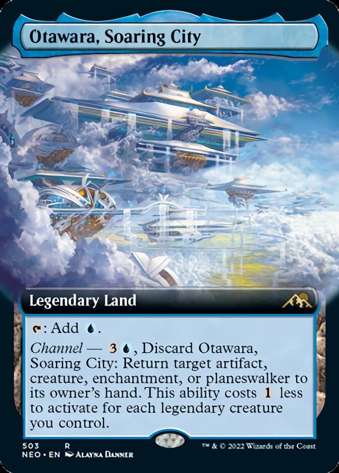 Otawara, Soaring City (Extended Art) [Kamigawa: Neon Dynasty] | Good Games Morley