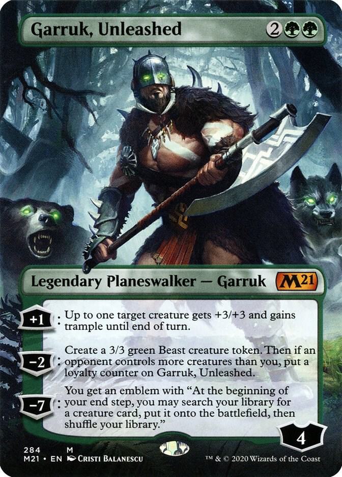 Garruk, Unleashed 284/274 (Core Set 2021)  - Borderless | Good Games Morley