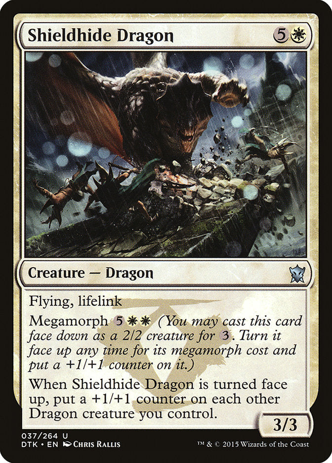 Shieldhide Dragon 37/264 (Dragons of Tarkir)  - Foil | Good Games Morley