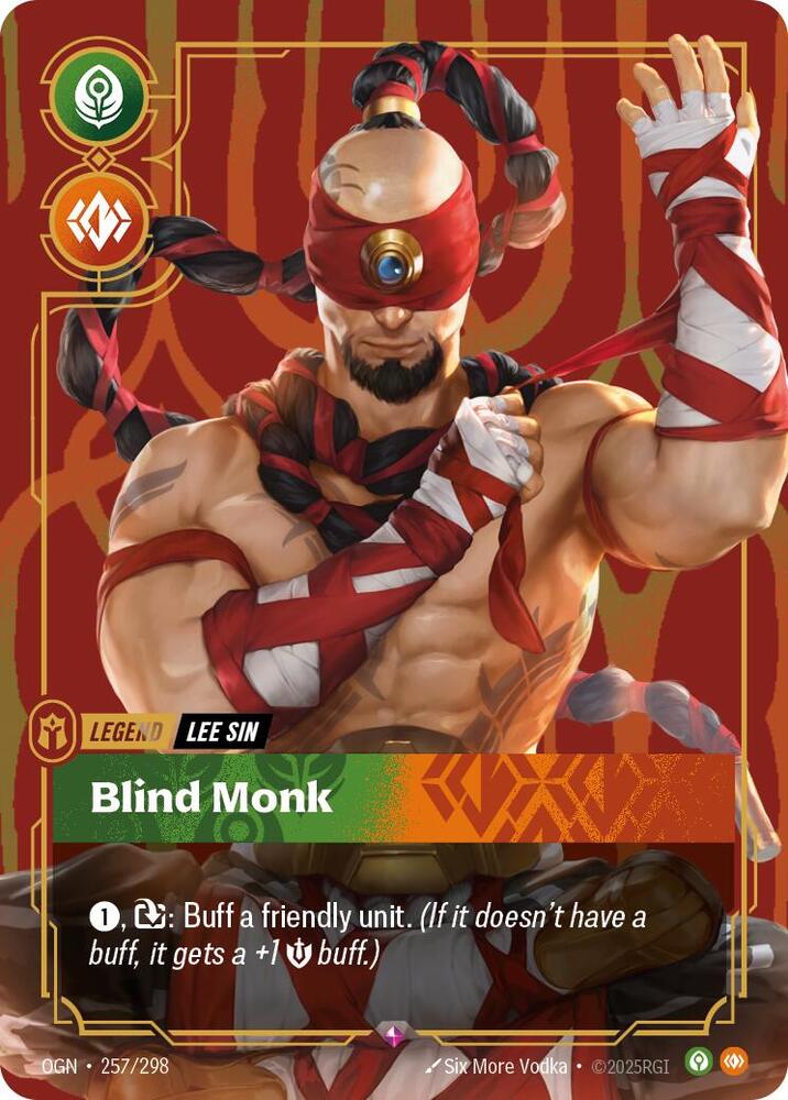 Lee Sin - Blind Monk 257/298 (Origins)  - Foil | Good Games Morley