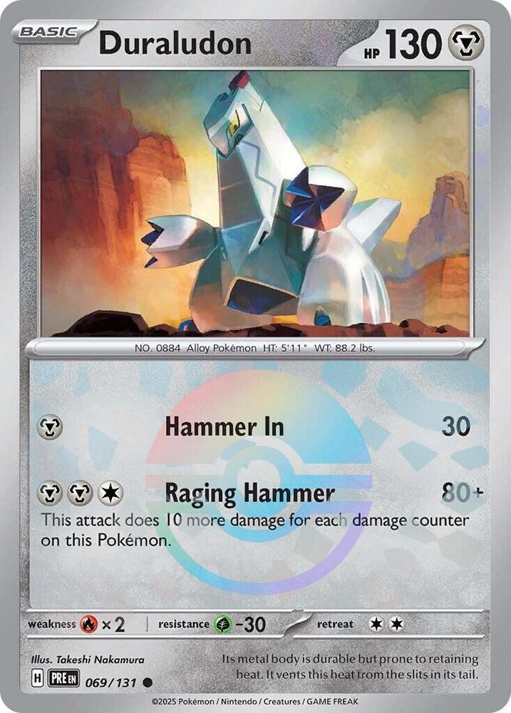 Duraludon (069/131) (Poke Ball Pattern) [Scarlet & Violet: Prismatic Evolutions] | Good Games Morley
