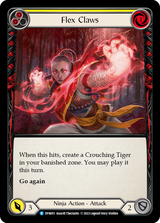 Flex Claws (Yellow) [DYN051] (Dynasty) | Good Games Morley