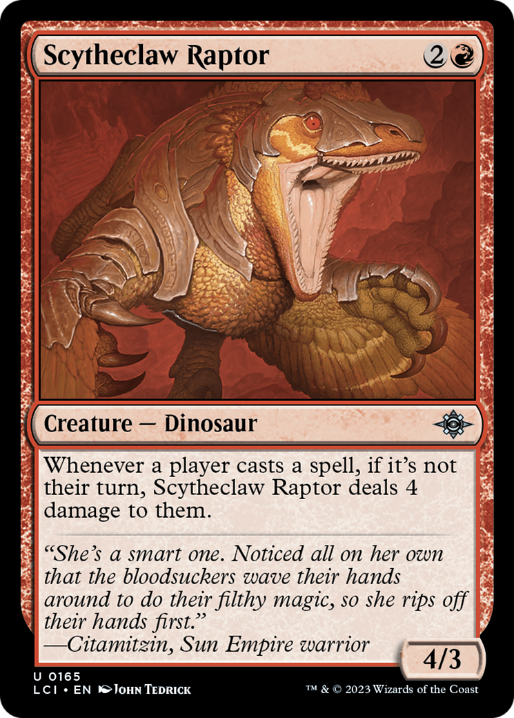 Scytheclaw Raptor [The Lost Caverns of Ixalan] | Good Games Morley