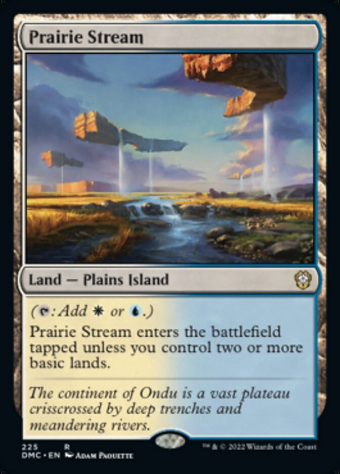 Prairie Stream [Dominaria United Commander] | Good Games Morley