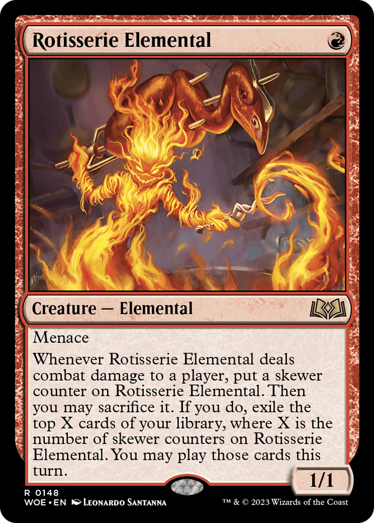 Rotisserie Elemental [Wilds of Eldraine] | Good Games Morley