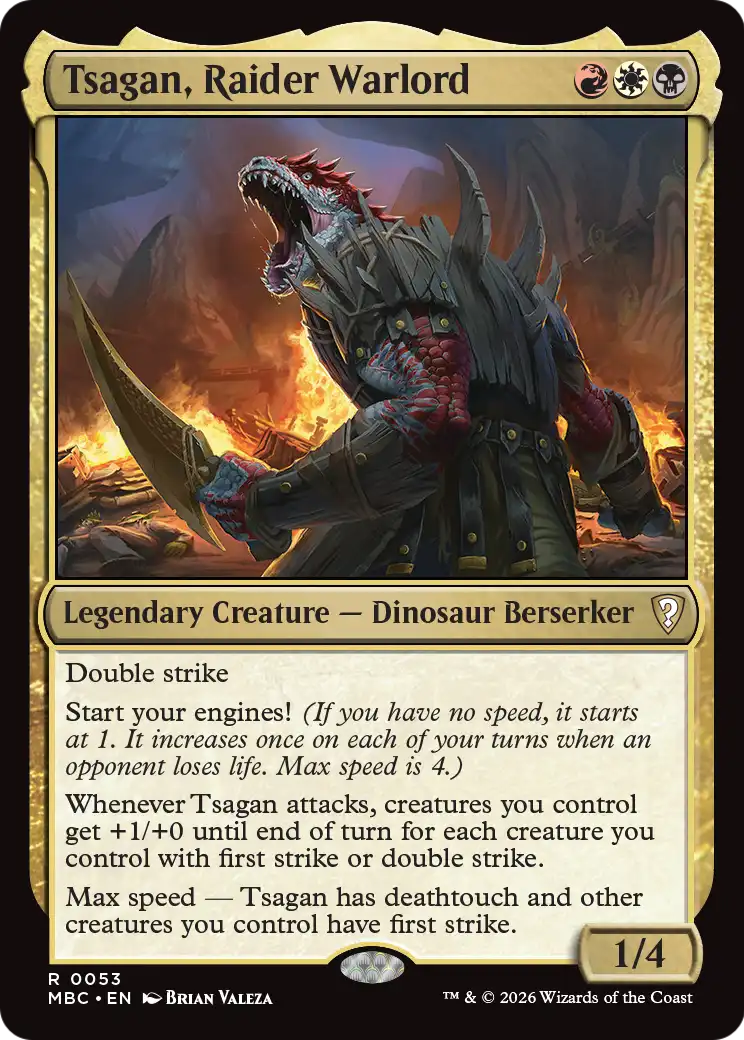 Tsagan, Raider Warlord [Mystery Booster: Commander Edition] | Good Games Morley