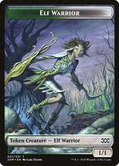 Copy // Elf Warrior Double-Sided Token [Double Masters Tokens] | Good Games Morley