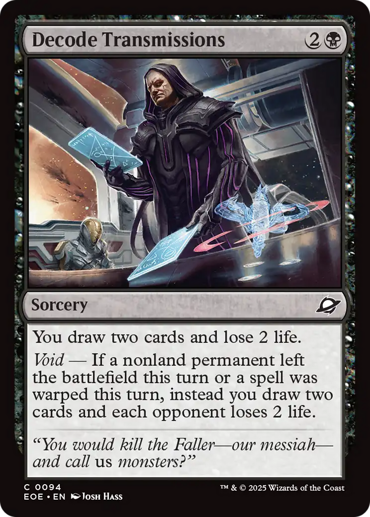 Decode Transmissions [Edge of Eternities] | Good Games Morley