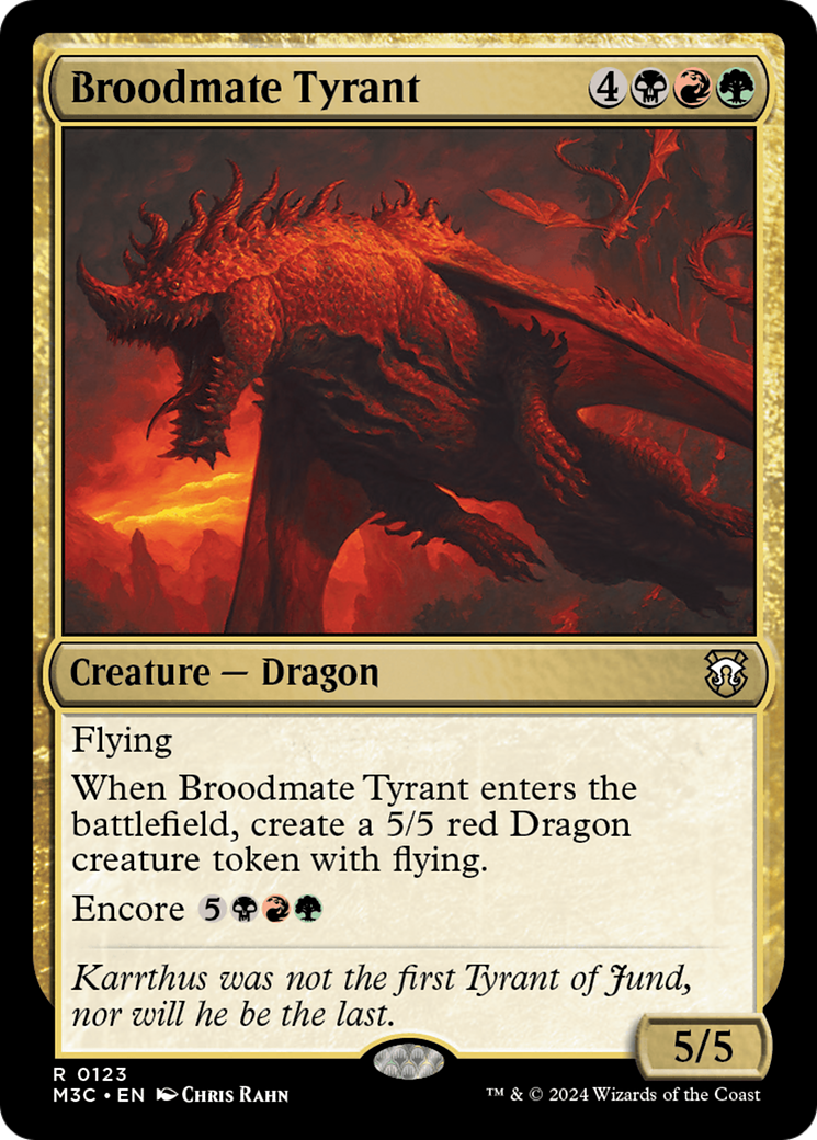 Broodmate Tyrant [Modern Horizons 3 Commander] | Good Games Morley