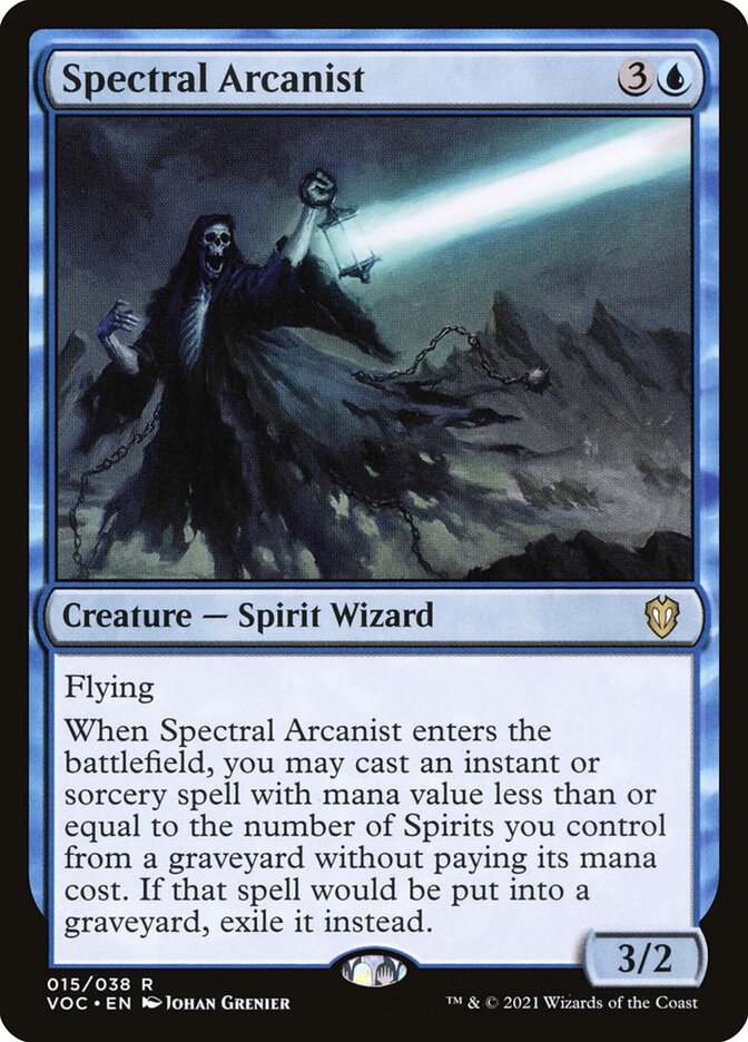Spectral Arcanist 15/38 (Commander: Innistrad: Crimson Vow)  | Good Games Morley