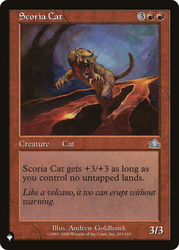 Scoria Cat [The List] | Good Games Morley