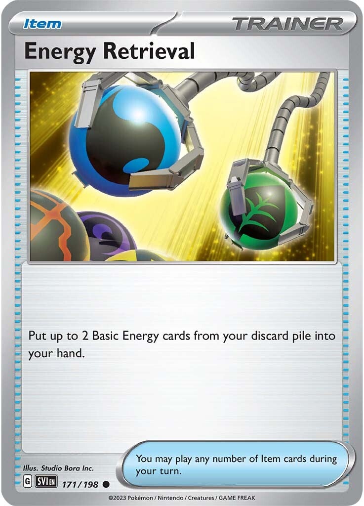 Energy Retrieval (171/198) [Scarlet & Violet: Base Set] | Good Games Morley