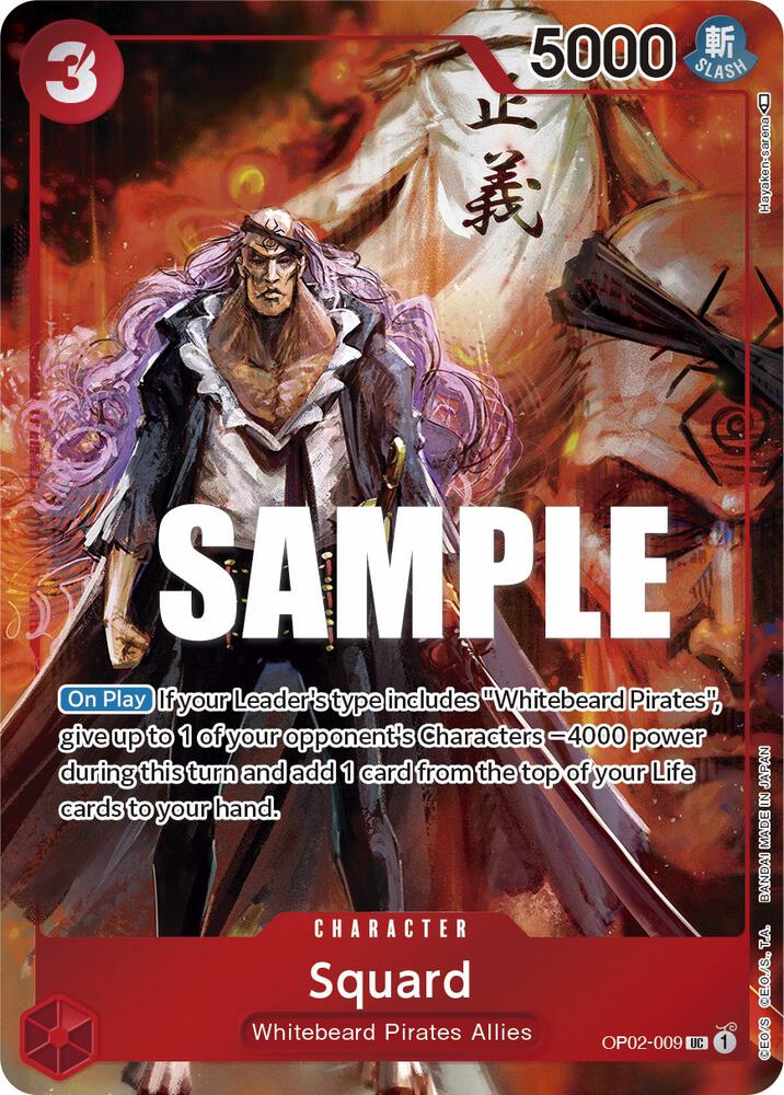 Squard (Box Topper) OP02-009 (Paramount War)  - Foil | Good Games Morley