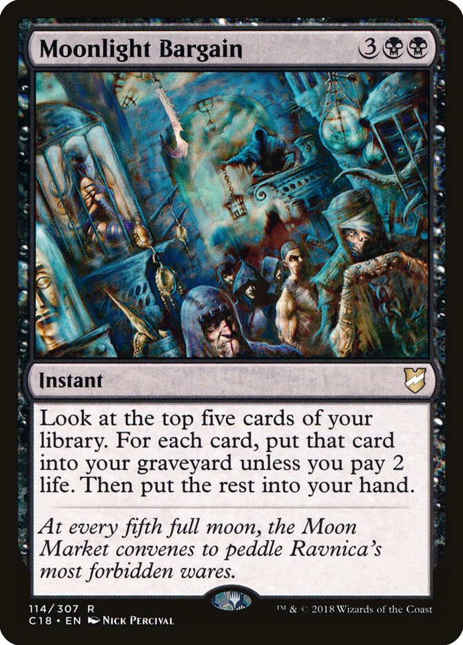 Moonlight Bargain 114/307 (Commander 2018)  | Good Games Morley
