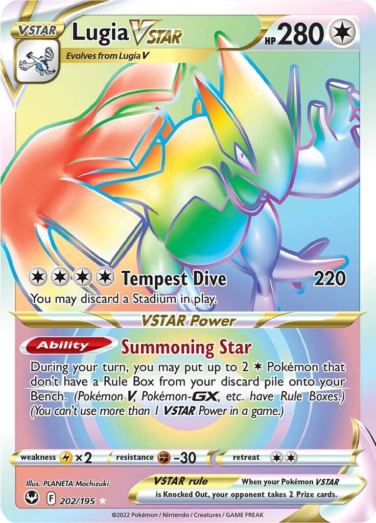 Lugia VSTAR (202/195) [Sword & Shield: Silver Tempest] | Good Games Morley