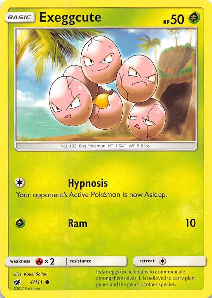 Exeggcute 4/111 (SM - Crimson Invasion)  | Good Games Morley