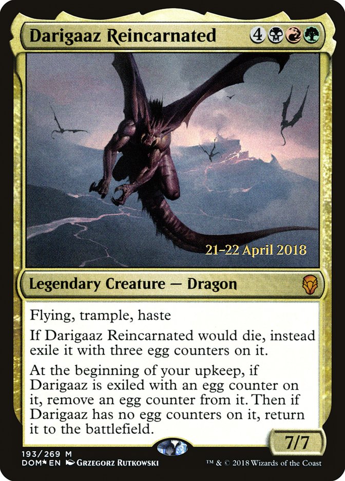 Darigaaz Reincarnated [Dominaria Prerelease Promos] | Good Games Morley