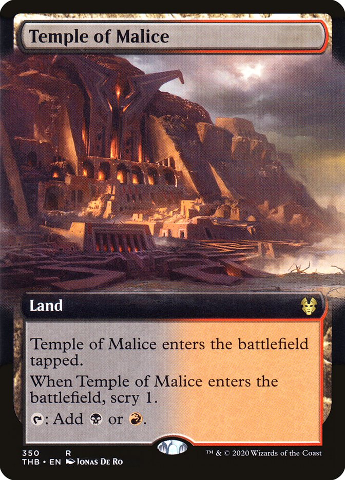 Temple of Malice (Extended Art) [Theros Beyond Death] | Good Games Morley
