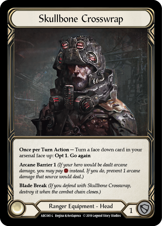 Skullbone Crosswrap [ARC041-L] (Arcane Rising)  1st Edition Cold Foil | Good Games Morley