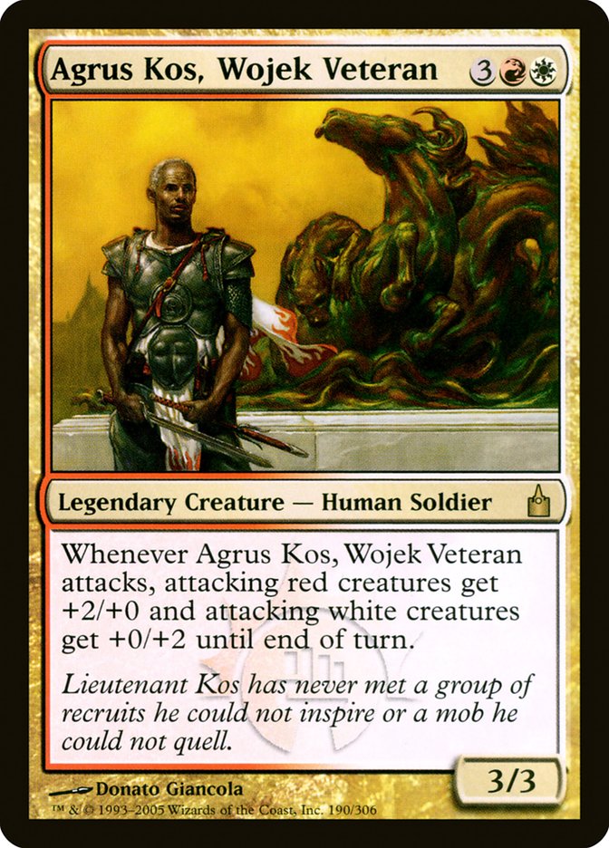 Agrus Kos, Wojek Veteran 190/306 (Ravnica: City of Guilds)  | Good Games Morley