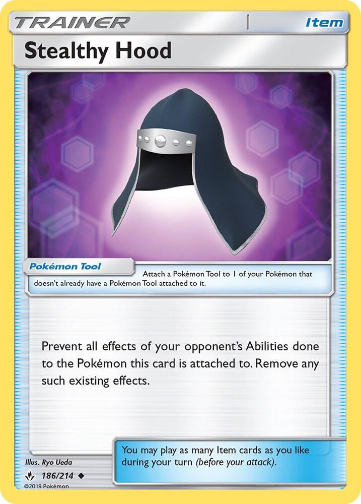 Stealthy Hood 186/214 (SM - Unbroken Bonds)  | Good Games Morley