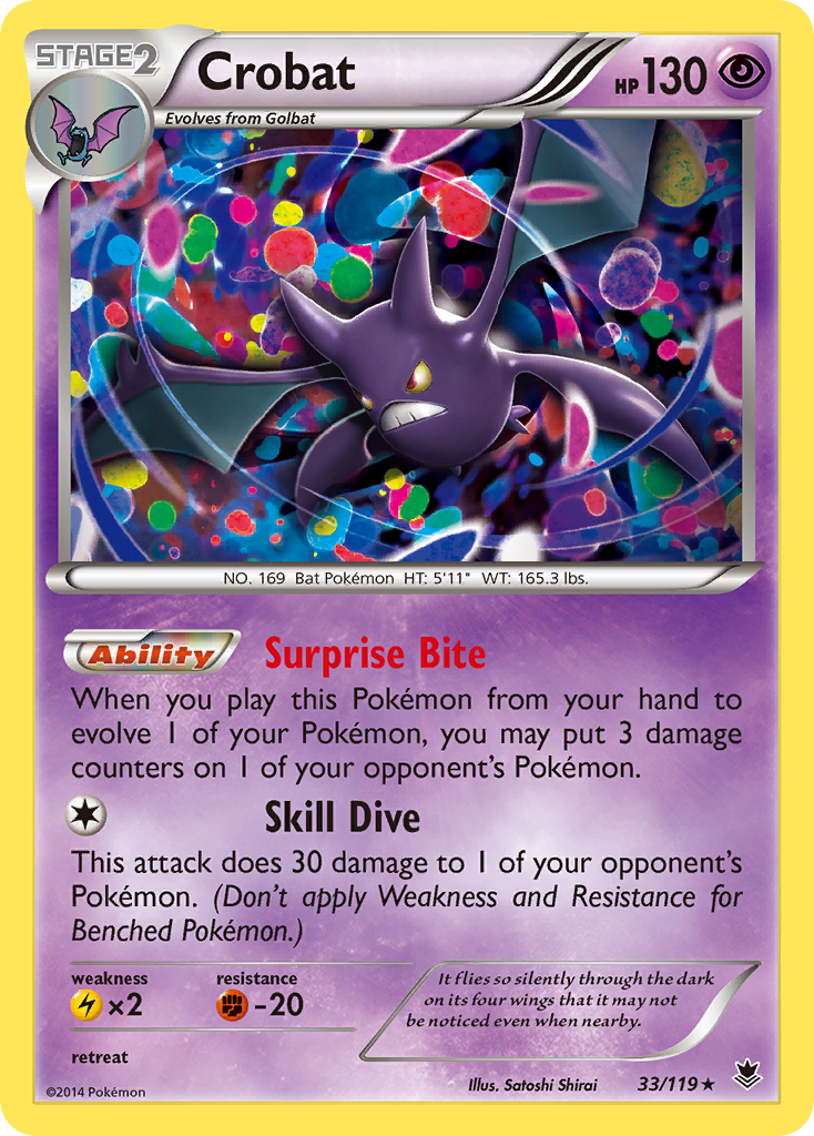 Crobat (33/119) [XY: Phantom Forces] | Good Games Morley