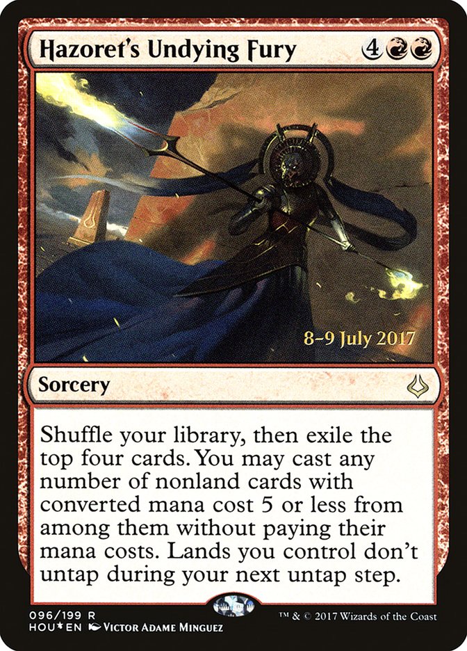 Hazoret's Undying Fury [Hour of Devastation Prerelease Promos] | Good Games Morley