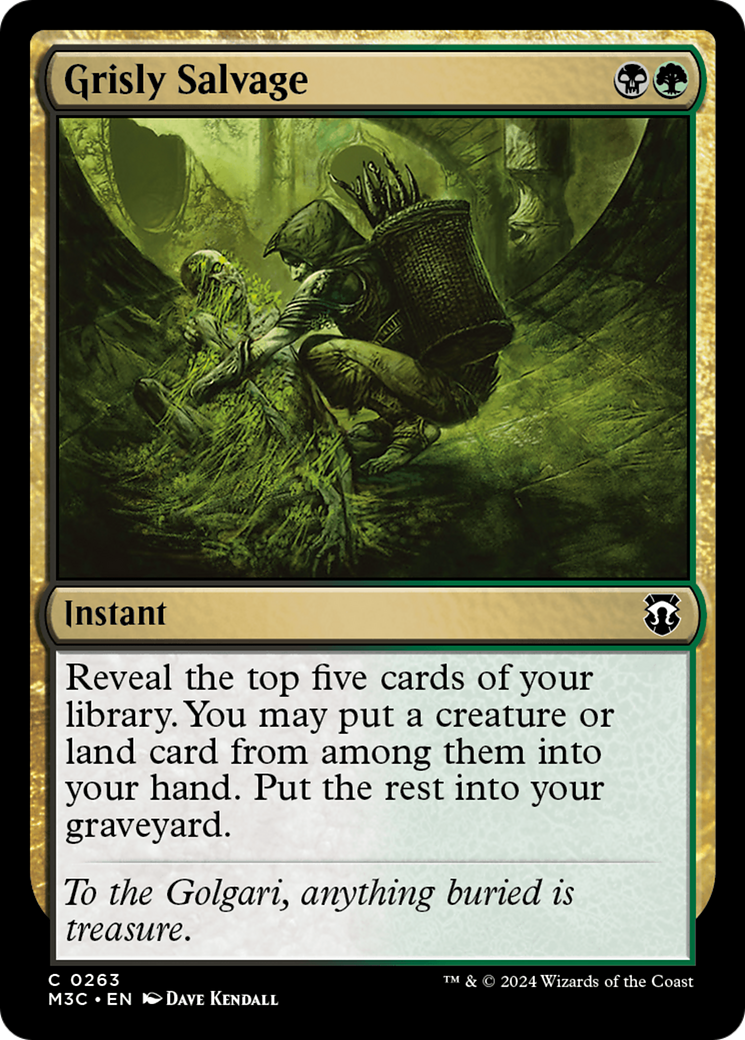 Grisly Salvage (Ripple Foil) [Modern Horizons 3 Commander] | Good Games Morley