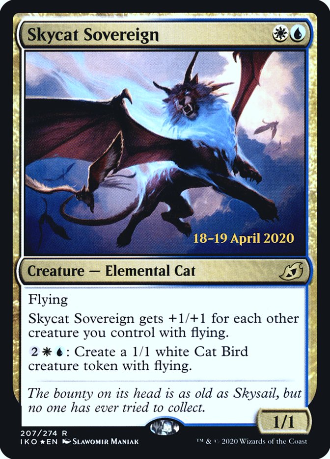 Skycat Sovereign [Ikoria: Lair of Behemoths Prerelease Promos] | Good Games Morley