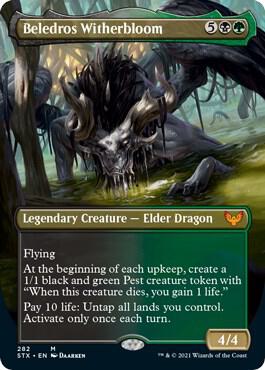Beledros Witherbloom Borderless 282 (Strixhaven: School of Mages)  - Foil | Good Games Morley