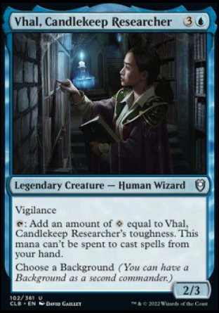Vhal, Candlekeep Researcher [Commander Legends: Battle for Baldur's Gate] | Good Games Morley