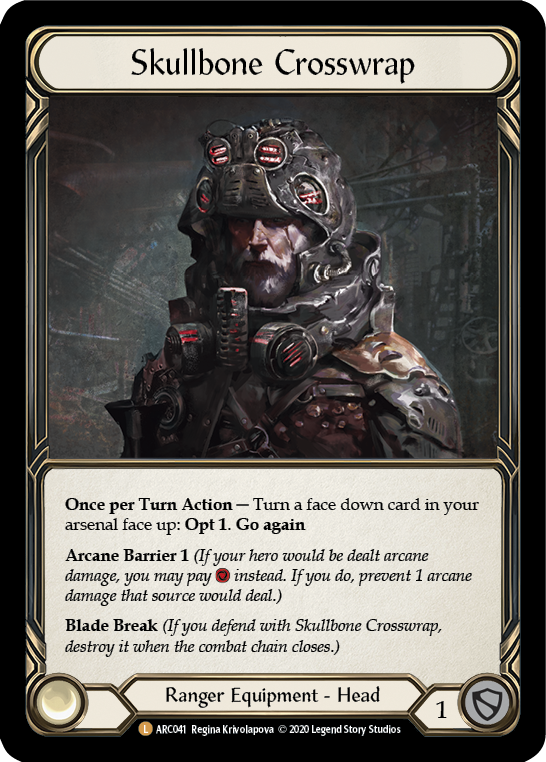Skullbone Crosswrap [U-ARC041] (Arcane Rising Unlimited)  Unlimited Rainbow Foil | Good Games Morley