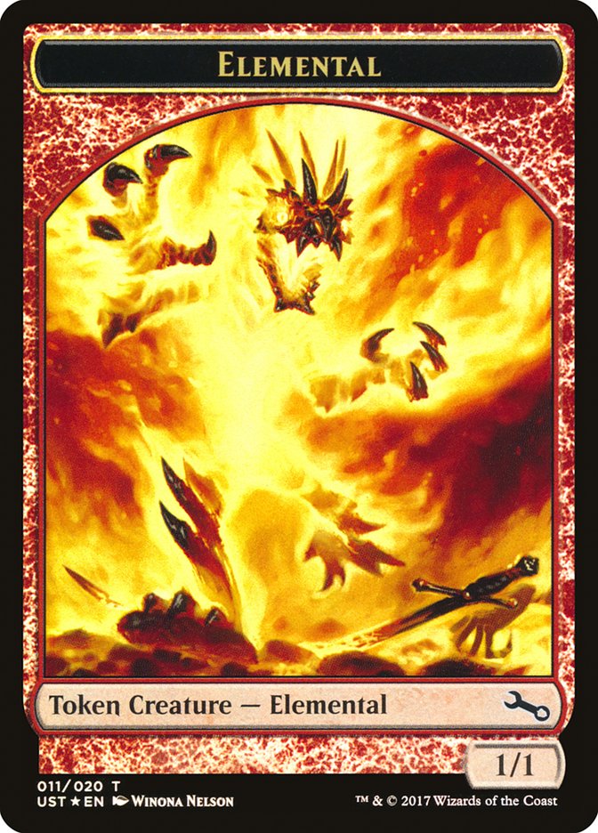 Elemental // Elemental Double-Sided Token (011/020) [Unstable Tokens] | Good Games Morley