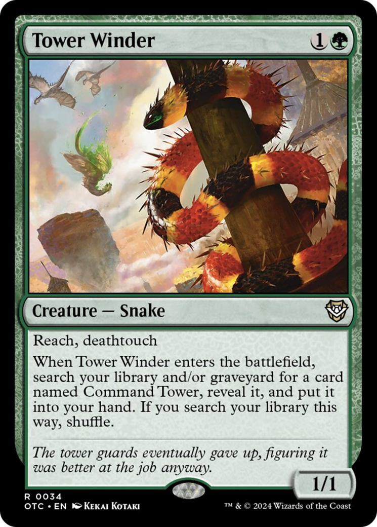 Tower Winder [Outlaws of Thunder Junction Commander] | Good Games Morley