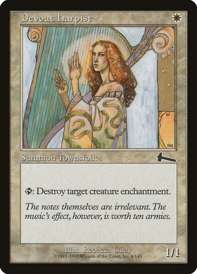 Devout Harpist 6 (Urza's Legacy)  - Foil | Good Games Morley