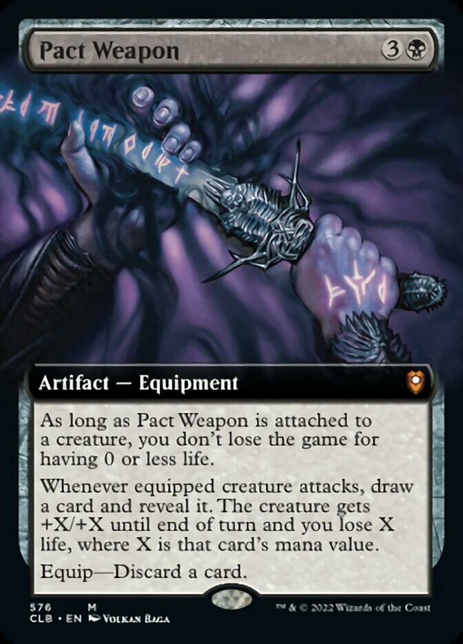 Pact Weapon (Extended Art) [Commander Legends: Battle for Baldur's Gate] | Good Games Morley