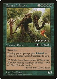 Force of Nature (Oversized) [Oversize Cards] | Good Games Morley