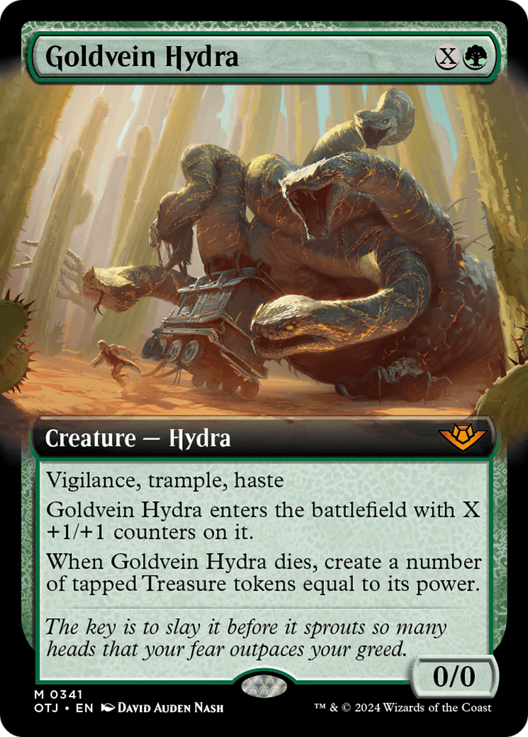 Goldvein Hydra (Extended Art) [Outlaws of Thunder Junction] | Good Games Morley