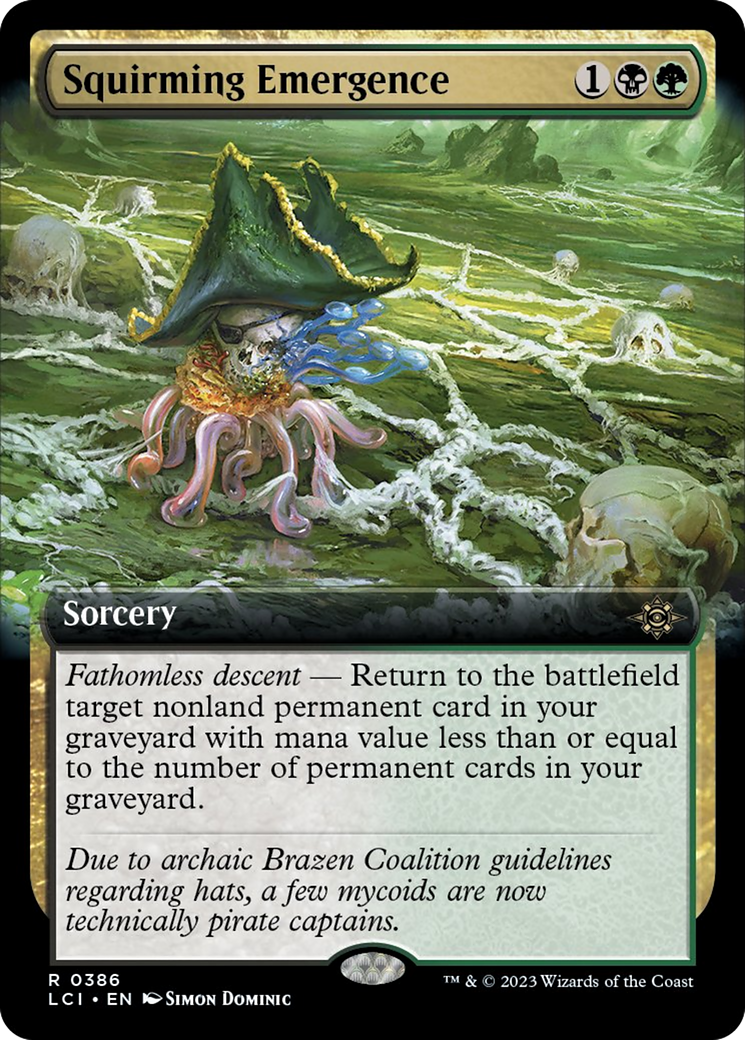 Squirming Emergence (Extended Art) [The Lost Caverns of Ixalan] | Good Games Morley