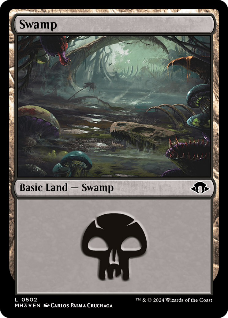 Swamp (0502) (Ripple Foil) [Modern Horizons 3] | Good Games Morley