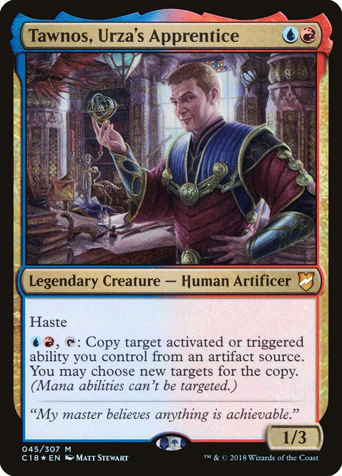 Tawnos, Urza's Apprentice 45/307 (Commander 2018)  - Foil | Good Games Morley