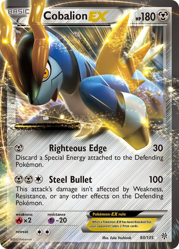 Cobalion EX 93/135 (Plasma Storm)  - Holofoil | Good Games Morley
