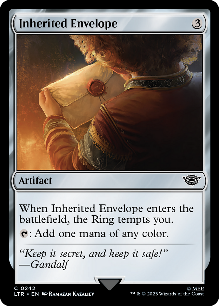Inherited Envelope [The Lord of the Rings: Tales of Middle-Earth] | Good Games Morley