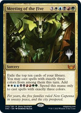 Meeting of the Five 202 (Promo Pack: Streets of New Capenna)  | Good Games Morley